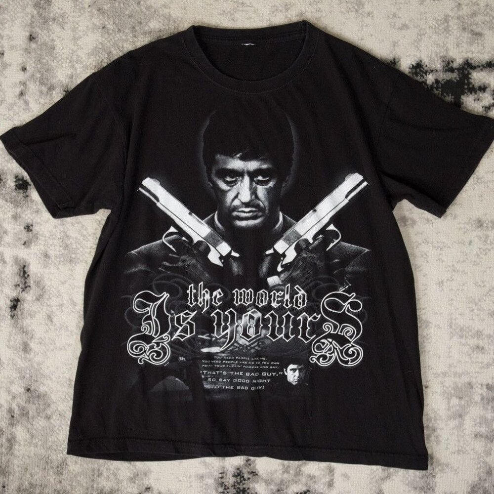 Y2K Scarface The World is Yours T-Shirt